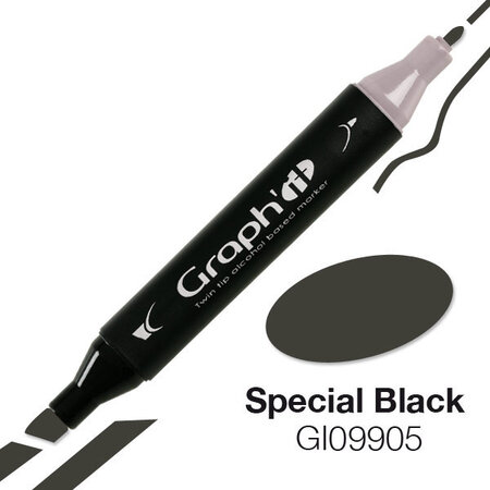 Marqueur à l'alcool Graph'it 9905 Special Black (gris foncé)