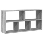 vidaXL Étagère murale sonoma gris 100x25x50 cm bois ingénierie