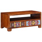 vidaXL Table basse 90x50x40 cm bois d'acacia massif