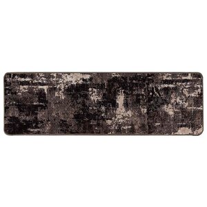 vidaXL Coureur de Tapis MARSA Noir 50 x 350 cm Polyester et PVC