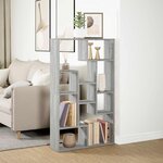 vidaXL Bibliothèque sonoma gris 72x20x120 5 cm bois d'ingénierie