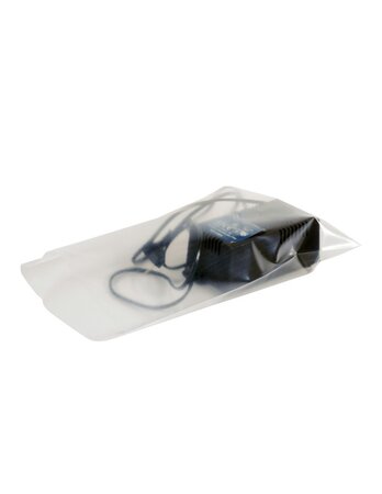 (lot  de 500 sacs) sac plastique plat transparent 100 µ 400 x 400