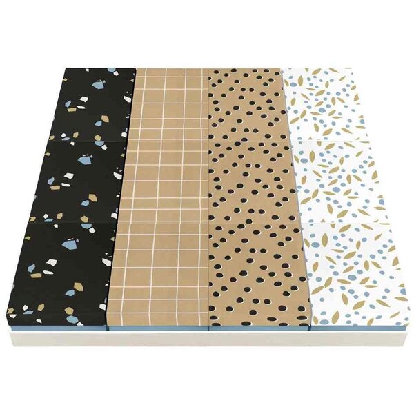 Set de 12 boîtes cadeaux 'Minimalist' assorties  8 5x11 5x5 8cm x 3 CLAIREFONTAINE