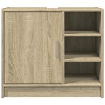 vidaXL Armoire d'évier chêne sonoma 63x29x55 cm bois d'ingénierie