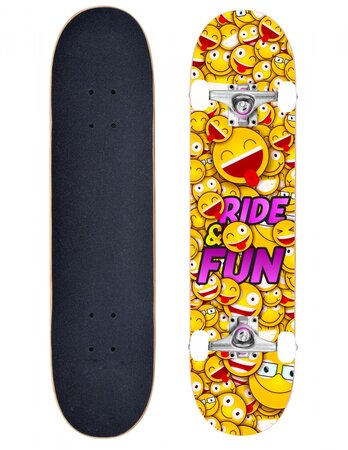 Skateboard  ride  and  fun