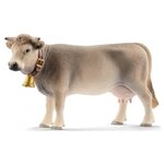 Schleich - figurine 13874 vache braunvieh - animal de la ferme