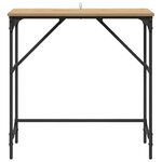 vidaXL Table console chêne artisanal 75 x 32 x 75 cm Bois d'ingénierie
