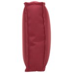 vidaXL Coussin de palette pour dossier - Rouge vin  60 x 40 x 12 cm  tissu Oxford