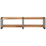 vidaXL Meuble TV 160x30x40 cm bois d'acacia massif