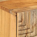 vidaXL Meuble TV Marron 105 x 33.5 x 46 cm Bois d'acacia massif