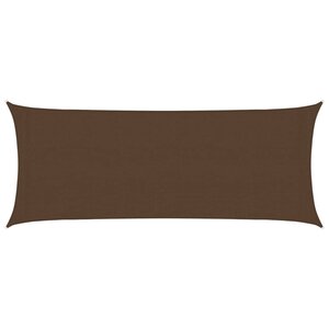 vidaXL Voile d'ombrage 160 g/m² Marron 2x4 5 m PEHD