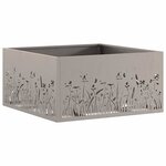 vidaXL Braise Marron 60 x 60 x 30 cm Acier