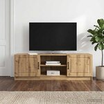 vidaXL Meuble TV 150 x 31 x 47 cm Chêne artisanal Bois d'ingénierie