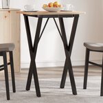 vidaXL Pieds de table à manger cadre en X 40x40x73 cm fonte