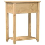 vidaXL Table console Corona 55x35x73 cm bois de pin massif