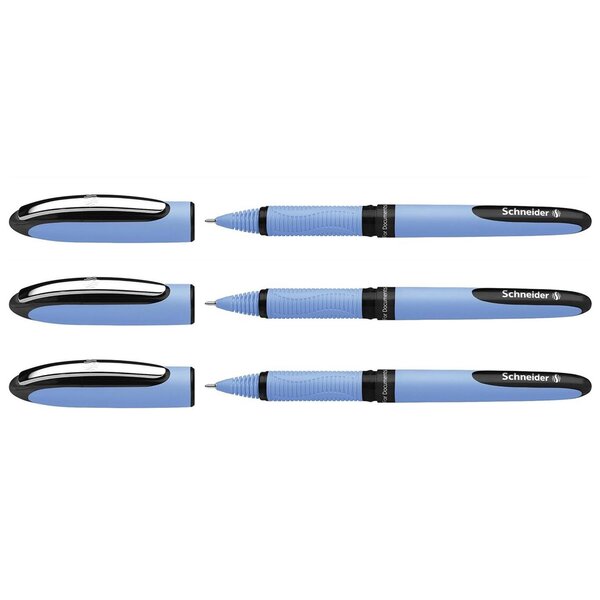 Roller à encre One Hybrid N 05 noir x 3 SCHNEIDER