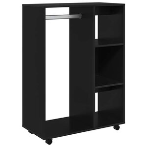 vidaXL Garde-robe Noir 80x40x110 cm Bois d’ingénierie