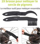 ACROPAQ Kit de nettoyage pour vélo - Ensemble de 10 outils - Gardez votre vélo impeccable