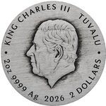 Pièce de monnaie en Argent 2 Dollars g 62.2 (2 oz) Millésime 2026 STRANGER THINGS VILLAINS