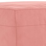 vidaXL Banc Rose 100x35x41 cm Velours