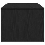 vidaXL Table basse Chêne noir 90 x 45 x 35 cm Bois d'ingénierie