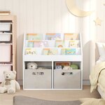 vidaXL Bibliothèque pour enfants Blanc 72 5 x 29 5 x 69 cm