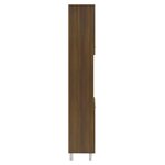 vidaXL Armoire de bain Chêne marron 30x30x179 cm Bois d'ingénierie