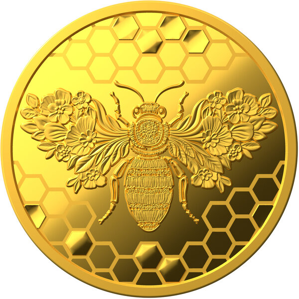 Monnaie GOLD BEE 1/25 Oz Or 5$ Niue 2026