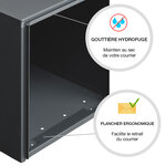 Boite aux lettre Allure 1 porte gris anthracite 7016M