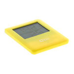 Thermomètre / hygromètre intérieur magnétique - jaune - otio