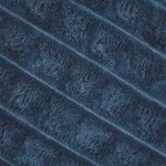 vidaXL Jeté Bleu marine 240 x 220 cm Toison