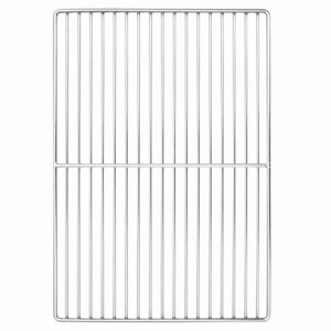 vidaXL Grille de barbecue Argent 47 x 32.5 cm Acier inoxydable