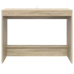 vidaXL Bureau de lit Chêne Sonoma Bois d'ingénierie 100 x 45 x 75 cm