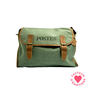 Besace grand modèle kaki "Postes" – Musée Postal