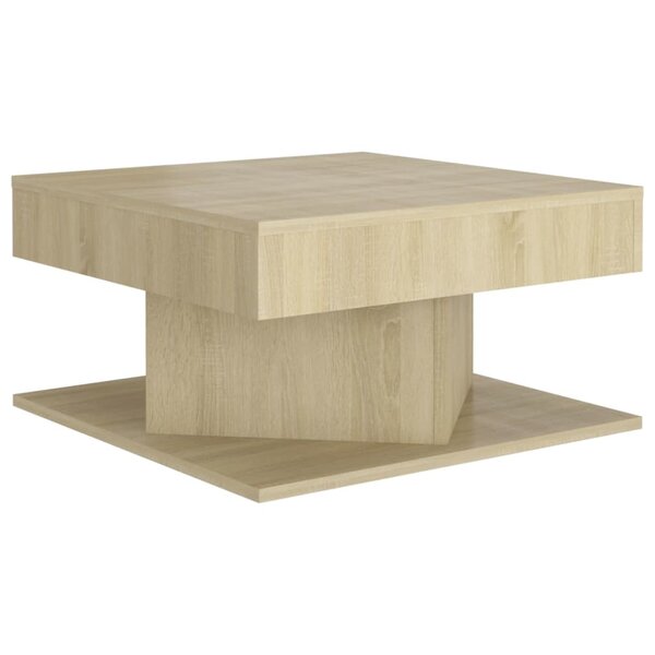 vidaXL Table basse Chêne sonoma 57x57x30 cm Bois d’ingénierie