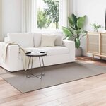 vidaXL Tapis de surface LUGO Crème et Taupe 120 x 170 cm Polyester