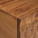 vidaXL Meuble TV avec tiroir Finition Acacia Brun 105 x 33 x 46 cm