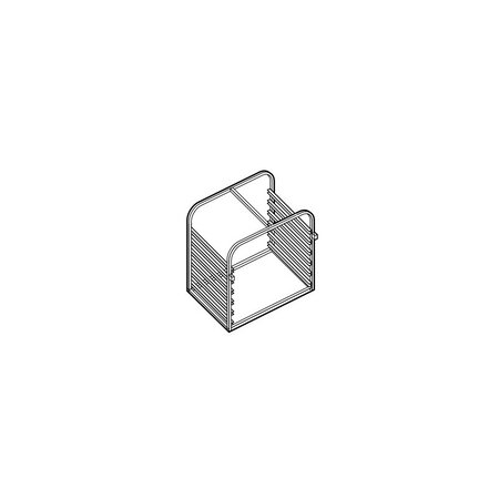 Structure porte-grilles pour four gn 2/1 - 14 niveaux - moduline -  - acier