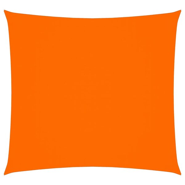 vidaXL Voile de parasol tissu oxford carré 5x5 m orange