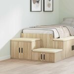 vidaXL Armoire de rangement Chêne sonoma 103 x 41 x 40 cm