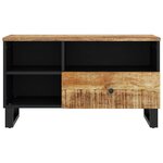 vidaXL Meuble TV 80x33x46 cm bois de manguier et d'ingénierie