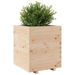 vidaXL Jardinière 60x60x72 5 cm bois de pin massif