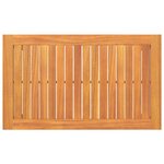 vidaXL Table basse Huile Naturelle Bois d'Acacia Massif