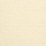 vidaXL Voile d'ombrage 160 g/m² Crème 3x4 5 m PEHD