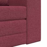 vidaXL Canapé-Lit Bordeaux 98 x 71 x 83 cm Velours