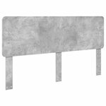 vidaXL Cadre de lit Béton 180 x 200 cm Bois de pin massif