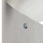 vidaXL Cache-pot de jardin Argent 120 x 120 x 20 cm Acier inoxydable