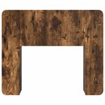 vidaXL Cabinet de Tête de Lit Chêne fumé Bois d'ingénierie