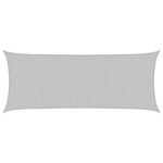 vidaXL Voile d'ombrage gris clair 5x2 m 100 polyester oxford