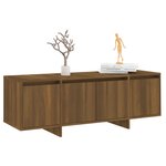 vidaXL Meuble TV Chêne marron 120x30x40 5 cm Bois d'ingénierie